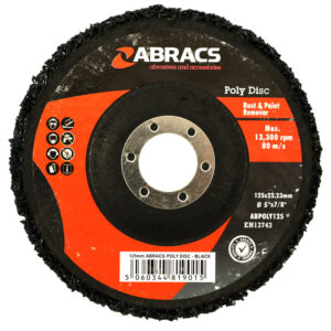 Abracs Poly Disc 125mm Black